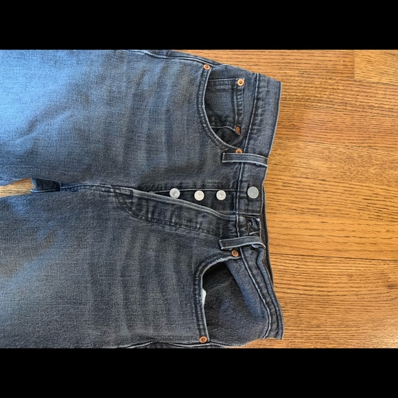 Levi dark grey jeans 501 skinny - Picture 3 of 5